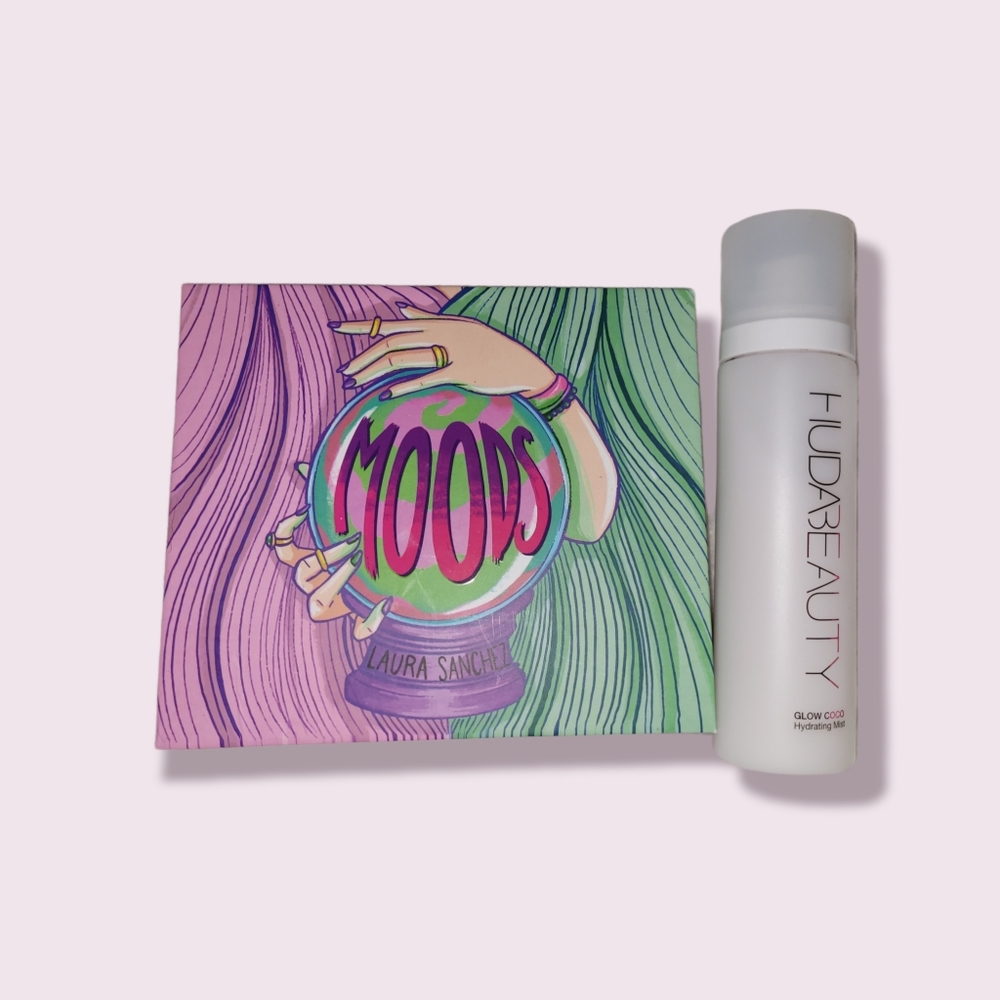 Moods Pallette and Huda Beauty Hydrating Mist